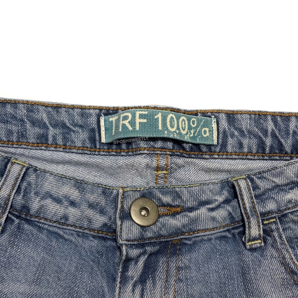 Zara TRF Distressed Boyfriend Jeans - Picture 7 of 8
